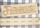 Farmhouse Tiered Tray Set - BLANK