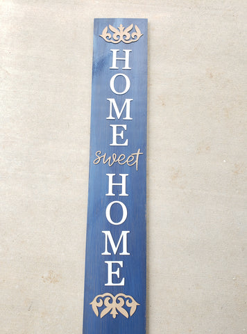 3D Home Sweet Home Porch Sign Kit - BLANK