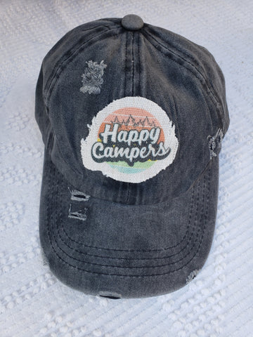 Happy Campers Patch - Choice of Baseball Cap