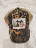 shopping  leopard hat  hat match  fur baby  Dog Mama Hat  Dog Mama  dog lover hat  Dog lover  custom hat  baseball hat  baseball cap