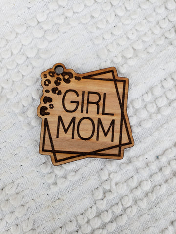 Girl Mom Keychain - Choice of Wristlet