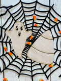 halloween banner  halloween  glowforge  ghost  garland  fall banner  diy  craft kit  candy corn  blank  banner