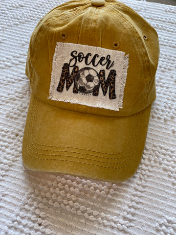 Soccer Mom Patch - Choice of Baseball Cap