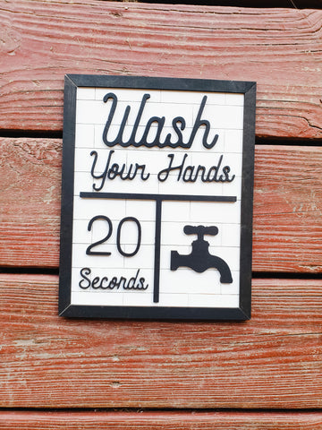 Wash Your Hands Sign - BLANK