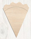 Personalized Herringbone Tags Door Hanger - BLANK